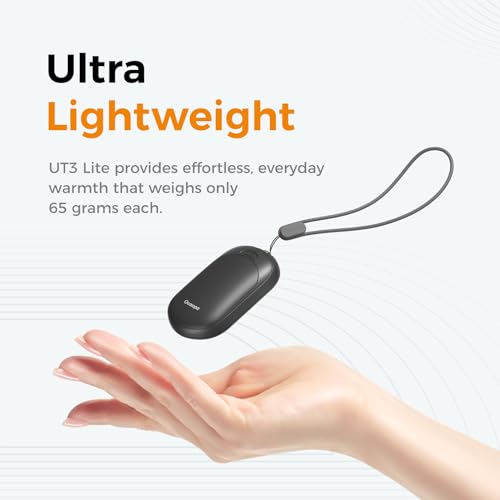 OCOOPA Magnetic Hand Warmers Rechargeable 2 Pack, UL Safety Heat 100-126°F, 3-Settings, Pocket-Sized, Max. 8 Hrs Long Last...