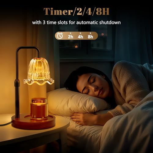 WarmEmbrace Candle Warmer Lamp with Timer Dimmer, Electric Candles Warmer Lamps for New Home Room Decor, Valentines Day Gi...