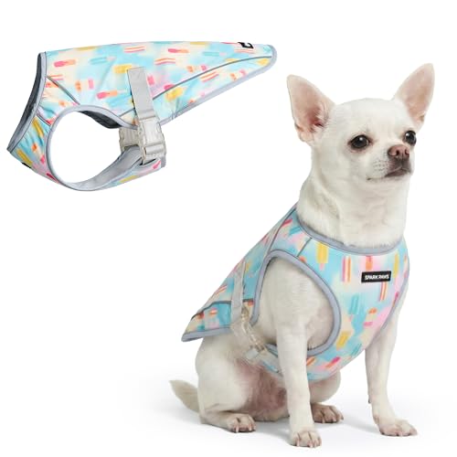 Spark Paws Dog Cooling Vest - SPF 50 UV Sun Protection - Summer Heat Relief Gear for Dogs, Lightweight, Evaporative Coolin...