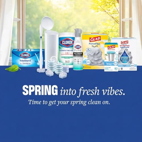 Clorox Disinfecting Cleaning Wipes for Spring Cleaning & Allergy Season, Bleach Free, Fresh Scent and Crisp Lemon, 75 Coun...