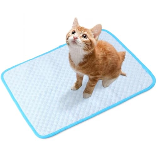 Fhodigogo Cooling Mat Pad for Dogs Cats Ice Silk Cooling Bed for Dogs Ice Bed for Cats Pet Mats for Cats Bed Dog Pad Pupy ...