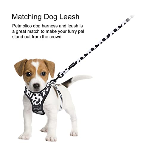 Petmolico No Pull Dog Harness and Leash Set, No Choke 4 Leash Attchments Easy Control Handle Soft Padded Reflective Vest D...