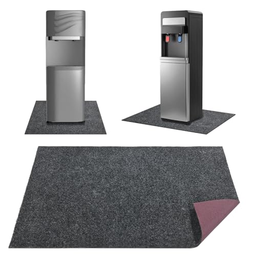 24 x 36 in Water Cooler Mat Excellent Absorbency Water Cooler Dispenser Mat with Non- Slip Rubber Backing Leak-ProofProtec...