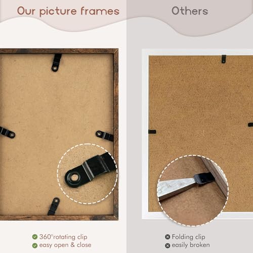 Space Art Deco Double 5x7 Picture Frame, 2 5x7 Folding Photo Frame, Standing Vertically on Desktop or Tabletop, Home Decor...