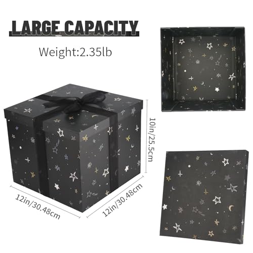 YINUOYOUJIA Large Gift Box 12x12x10Inches,Gift Boxes with Lids for Presents,Present Box,Birthday Box,Gift Packaging for Va...
