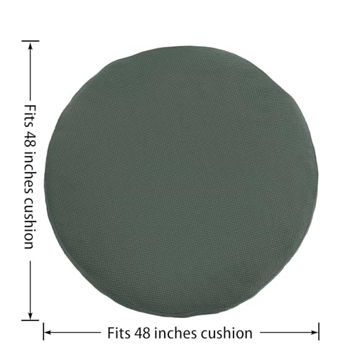 HOMBYS Cover for Papasan Cushion, Soft Slipcover Only (Without Cushion), Removable and Machine Washable Chair Covers with ...