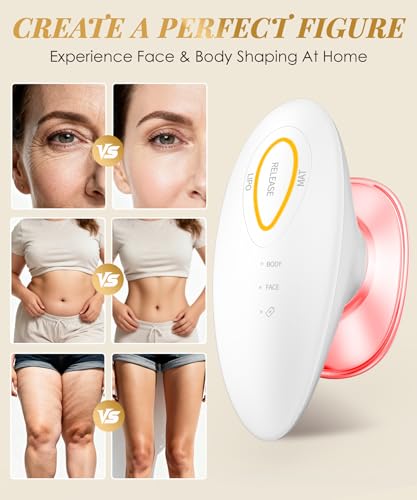 INTEO 3 in 1 Face & Body Sculpting Machine – Rechargeable Beauty Device for Body Contouring, Cellulite Massager Tool with ...