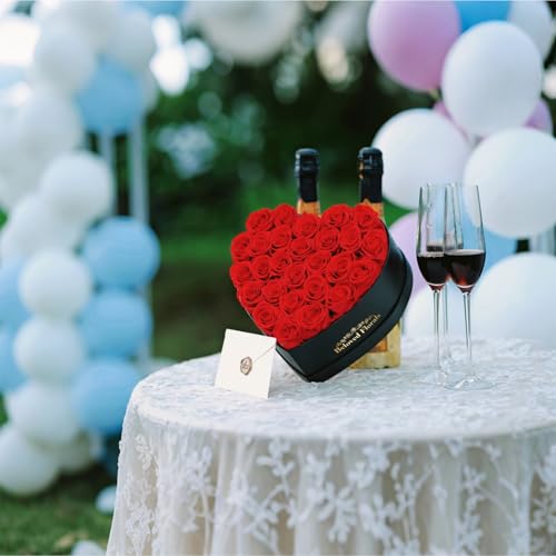 Auoasl 27 Preserved Flowers Rose Birthday Gifts for Women Her Mom Wife Girlfriend Grandma on Valentines Mothers Day Christ...