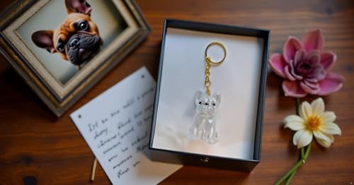 BeSpace Dog Hair Collector Keychain Charm Memorial Storage Box,Pet Fur Collection Transparent Capsule,Dog Hair Memorial Ke...