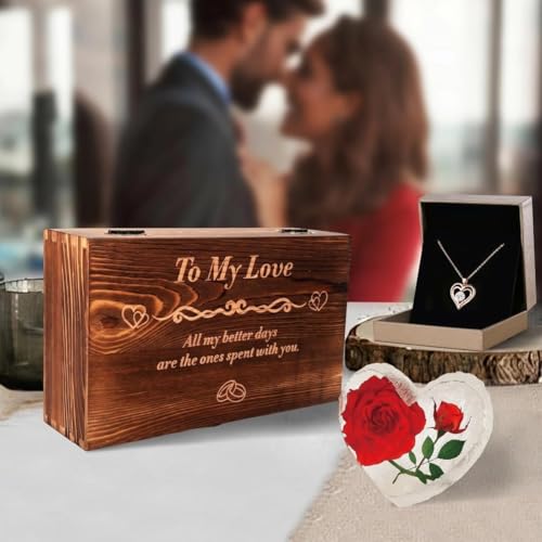SKPAND Handmade Gifts for Wife Anniversary Romantic,Gorgeous Birthday Gifts for Her Anniversary,to My Love Anniversary for...