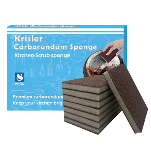 Krisler Carborundum Sponge Nano Emery Sponges Caspian Stone Pot Clean Brush Rust Eraser Grit Scouring Pads Pot Cleaning Pa...