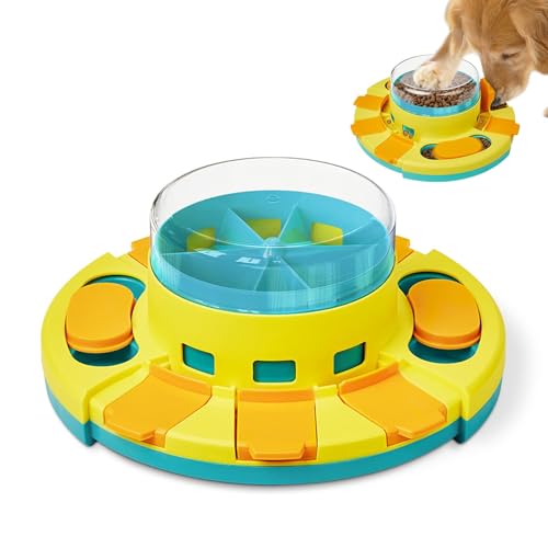 Potaroma Dog Puzzle Toy 2 Levels, Slow Feeder, Pup Food Treat Feeding Dispenser for IQ Training and Entertainment for All ...