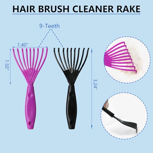 EAFBAO 5-in-1 Dog & Cat Extra Long Pin Grooming Kit Slicker Brush for Large Dogs Cats Remove Loose Fur, Undercoat Brush fo...