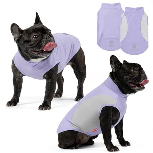 KYEESE 2Pack Dog Cooling Shirt, Breathable Dog Shirt for Small Medium Dogs Girl Boy, Sun Protection Reflective Pet Vest, L...