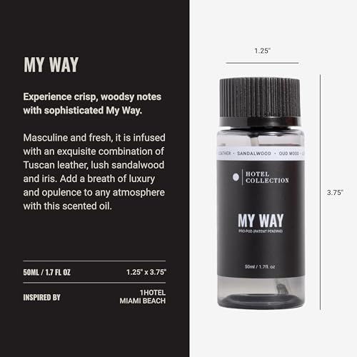 Hotel Collection Diffuser Oil-My Way Pro-Pod-Aromatherapy Essential Fragrance Oil-Sandalwood, Warm Virginia Cedar& Beautif...