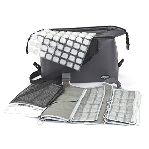 FlexiFreeze Ice Vest Professional Cooling Kit - Cooling Vest with Additional Refill Panel and Travel Cooler