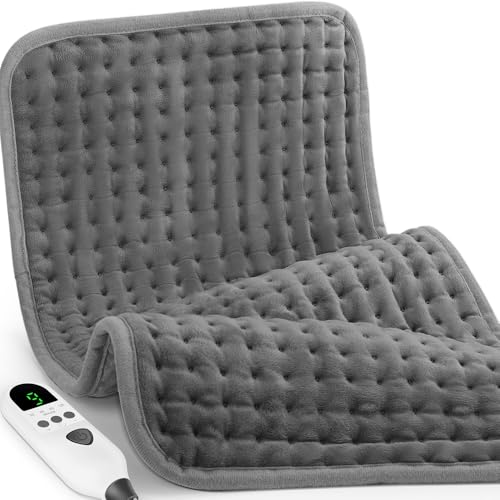 Heating Pad for Back Pain & Period Cramps Relief, 9 Heat Settings Electric Heating Pad for Neck & Shoulder, Auto Shut Off,...