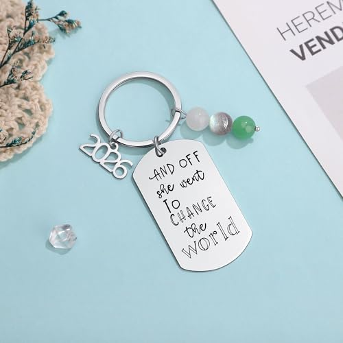 JoycuFF 2026 Graduation Gifts for Her Class Of 2026 Keychian Gift University College High School Graduate