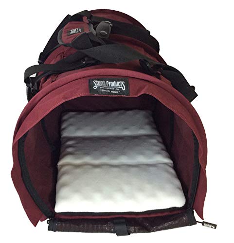 SturdiBag XL Pet Travel Carrier: Flexible Height for Cat and Dog Soft Sided with Safety Clips and Seatbelt Straps | Bordea...