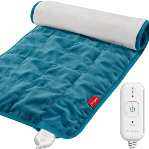 Comfytemp Weighted Heating Pad for Back & Period, FSA Eligible Electric Heat Pad, Birthday Gifts for Women Men Mom Dad & M...