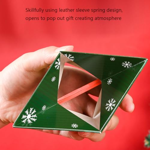 Ywmsfl Reusable Holiday Gift Packaging Box with Popup Feature Paper Craft Party Decoration Presentation Accessory Wrap