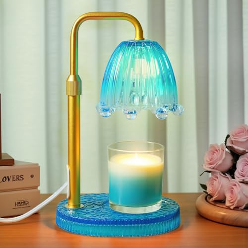 Maromamix Candle Warmer Lamp with Timer - Electric Wax Melt Warmer with Adjustable Height and Dimmer for Scented Candle Wa...