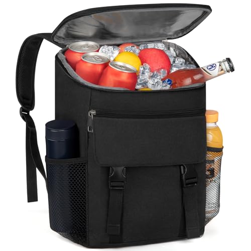 Backpack Cooler, 30 Cans Insulated Lunch Backpack for Men & Women, Portable Leak Proof Cooler Bag for Work Office Picnic B...