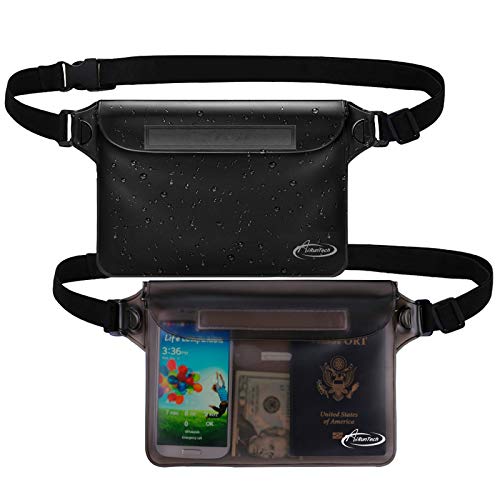 AiRunTech Waterproof Fanny Pack,Phone Pouch Dry Bag for Passport Wallet Purse,Floating Waterproof Bags for Travel Beach Sw...