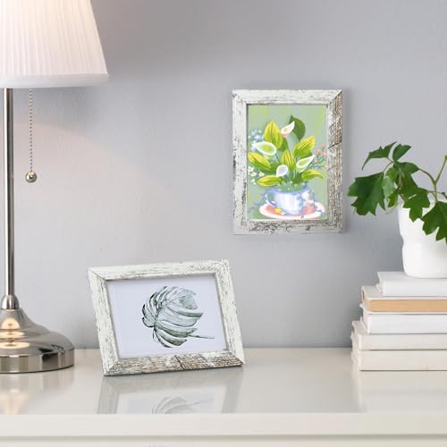 xnlkros Picture Frame Set 10 pack, Farmhouse Photo Frames, Gallery Wall Frame Collage, 8x10 5x7 4x6 Frames in 3 Different ...