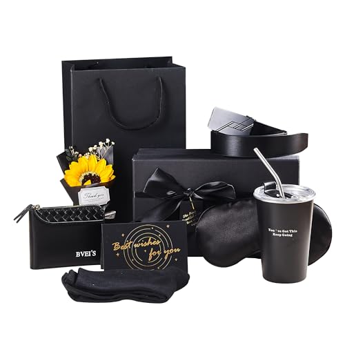 Domivra luxury gift set, specially designed for men, includes 9 items. The black premium gift box contains a thermos, leat...