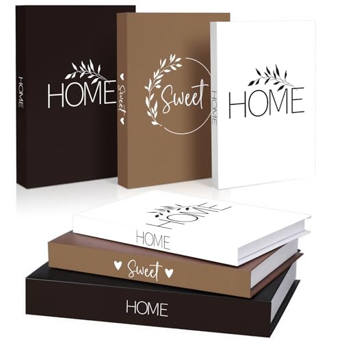 Thyle 3 Pcs Decorative Books Fake Faux Aesthetic Coffee Table Books Decoration for Living Room Bedroom Office Shelf Booksh...