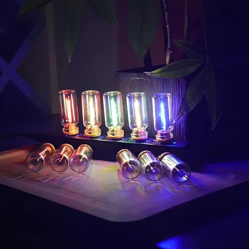 Retro Car Lamp, Touch Adjustment USB LED Car Lights,Plug in USB Automotive Night Lamps,Plug-in Ambient Light, Mini LED Bul...