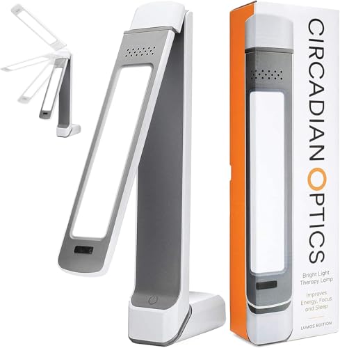 Circadian Optics Lumos 2.0 Light Therapy Desk Lamp | As Seen On Shark Tank | 10,000 LUX UV-Free Full-Spectrum LEDs | Adjus...