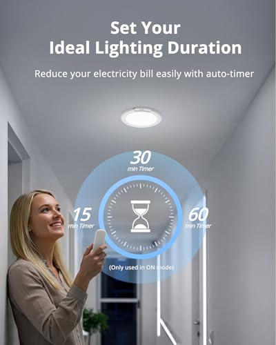 Combuh 2 Pack Rechargeable RGB Ambient Shower Light Waterproof Inside, LED 13 Color Changing Mood Lighting for Bathroom Co...