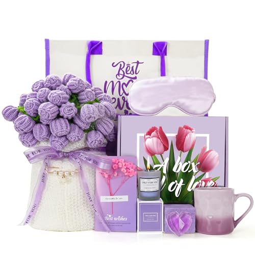 Mom Gifts for Mothers Day, Birthday Gifts for Women-Self Care Thank You Friendship Anniversary Retirement Get Well Gift Ba...