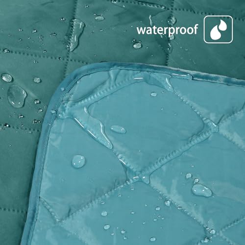 Exclusivo Mezcla Waterproof Picnic Blanket 60x80 Inches Large Multicolor Floral Polyester Sandproof Modern Camping Blanket