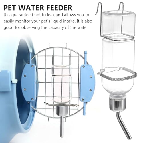 2Pcs 350ml Guinea Pig Water Bottle No Drip Bunny Dispenser for Cage Hamster Drinking Feeder Rodent Chinchilla Pet Supply