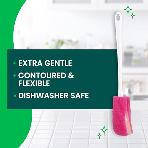 Scotch-Brite Water Bottle Scrubber, Safe On Glass, Plastic and Stainless Steel