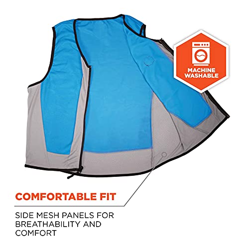 Ergodyne Chill-Its 6667 Cooling Vest, Evaporative PVA Material for Fast Cooling Relief