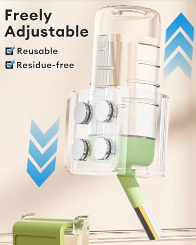BUCATSTATE Hamster Water Bottles Holder with Magnetic, Drop-Resistant Water Bottle Stand with Adjustable Height, Fits Bott...