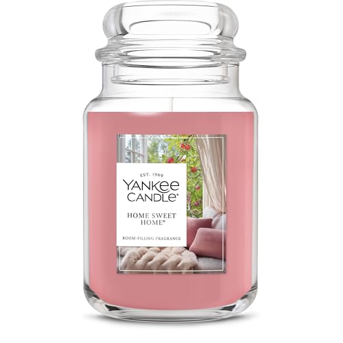 Yankee Candle Home Sweet Home Scented Candle, 22oz Large Jar, Up to 150 Hour Burn Time, Giftable