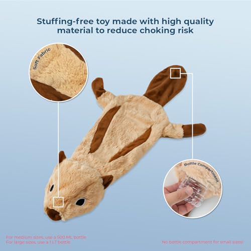 Best Pet Supplies Squeaky Dog Toys with Soft Durable Fabric for Small, Medium and Large Pets Interactive Toy for Indoor Pl...