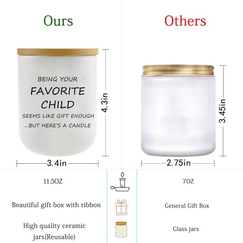 Mothers Day Gifts for Mom - 12 Scented Candles Set with Messages, Best Birthday, Christmas, Thanksgiving Gifts for Mom fro...