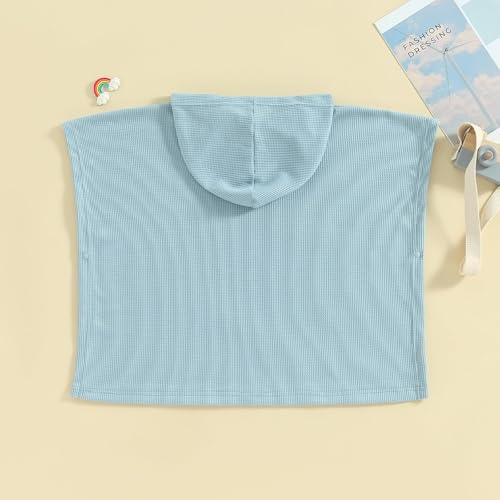 Balaflyie Kids Swim Cover up Girls Boys Waffle Towel Poncho Swimsuit Coverups for Beach, Pool, Bath