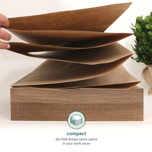 Elementree Brown Packing Paper Sheets for Moving & Shipping - 1500 Count (1375 Feet) - 14.5" x 11" Sheet Size - Sustainabl...