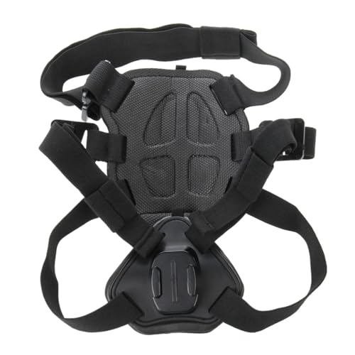 Dog Harness for Gopro, with 2 Mouting Base,Soft Adjustable for Small Medium and Large Dogs for Gopro 12 11 10 9 8 7 6 5 4 ...