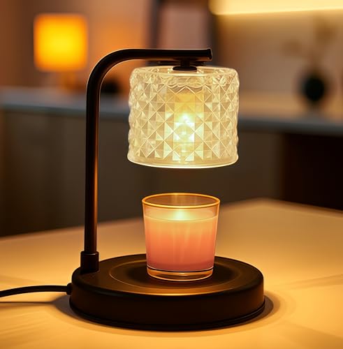 ZOOUS Candle Warmer Lamp with Timer Dimmer, 4 Brightness Wax Warmer for Jar Candles, Spring Home Decor, Easter Mother's Da...