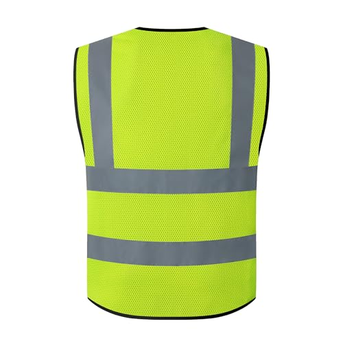 ASIPHITU Reflective Safety Vest for Men Women Construction Vest Meet ANSI/ISEA Standard