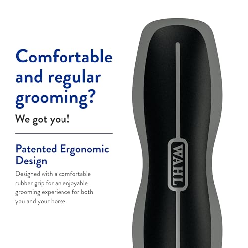 WAHL Professional Animal Equine Soft Body Horse Brush - Black