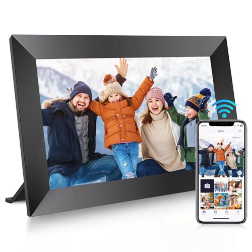 Uhale 10.1" Digital Picture Frame with 32GB Storage Support SD Card, Electronic Photo Frames with 1280x800 HD IPS Touch Sc...